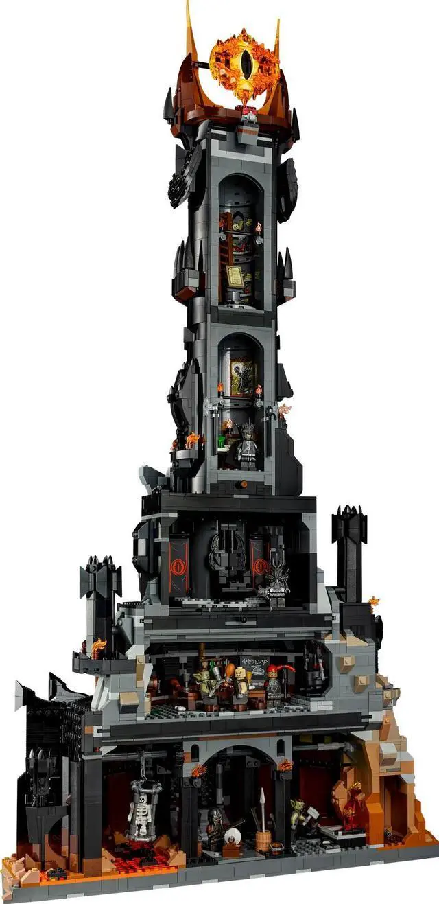 Alt view image 3 of 5 - international version Icons Series 10333 The Lord of the Rings: Barad-dûr Number of parts 5471 Suitable for age 18+ toy building blocks