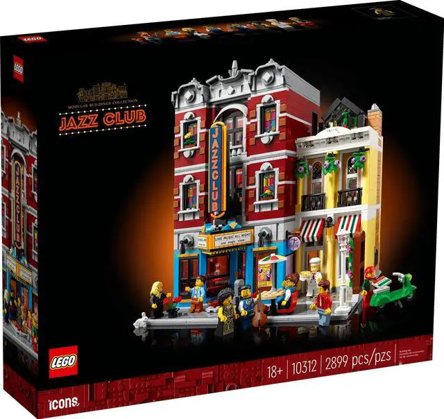Alt view image 2 of 5 - international version Icons Series 10312 Jazz Club Number of parts 2899 Suitable for age 18+ toy building blocks