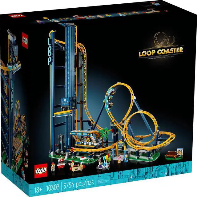 Alt view image 2 of 5 - international version Icons Series 10303 Loop Coaster Number of parts 3756 Suitable for age 18+ toy building blocks
