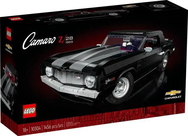 Alt view image 2 of 5 - international version Icons Series 10304 Chevrolet Camaro Z28 Number of parts 1456 Suitable for age 18+ toy building blocks