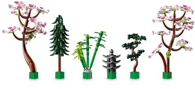 Alt view image 5 of 5 - international version Icons Series 10315 Tranquil Garden Number of parts 1363 Suitable for age 18+ toy building blocks