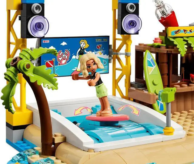 Alt view image 5 of 5 - international version Friends Series 41737 Beach Amusement Park Number of parts 1348 Suitable for age 12+ toy building blocks