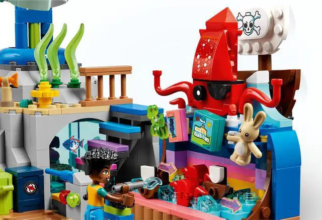 Alt view image 4 of 5 - international version Friends Series 41737 Beach Amusement Park Number of parts 1348 Suitable for age 12+ toy building blocks