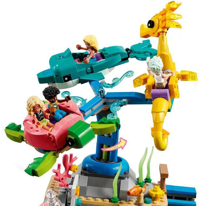 Alt view image 3 of 5 - international version Friends Series 41737 Beach Amusement Park Number of parts 1348 Suitable for age 12+ toy building blocks