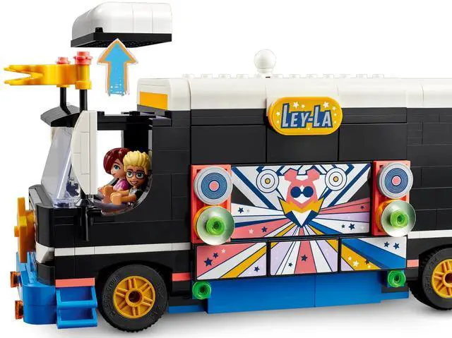 Alt view image 5 of 5 - international version Friends Series 42619 Pop Star Music Tour Bus Number of parts 845 Suitable for age 8+ toy building blocks