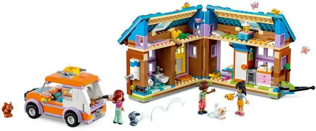 Alt view image 4 of 5 - international version Friends Series 41735 Mobile Tiny House Number of parts 785 Suitable for age 7+ toy building blocks