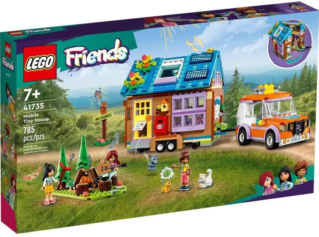Alt view image 2 of 5 - international version Friends Series 41735 Mobile Tiny House Number of parts 785 Suitable for age 7+ toy building blocks