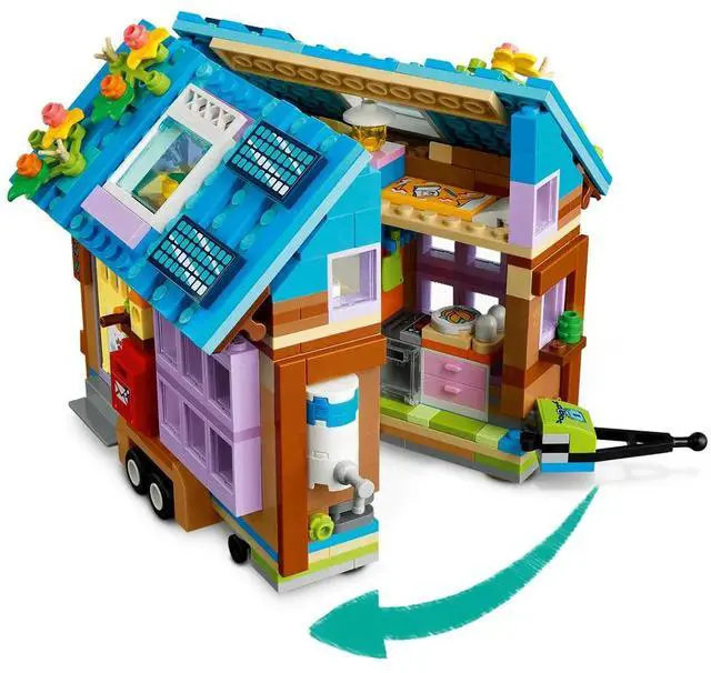 Alt view image 5 of 5 - international version Friends Series 41735 Mobile Tiny House Number of parts 785 Suitable for age 7+ toy building blocks