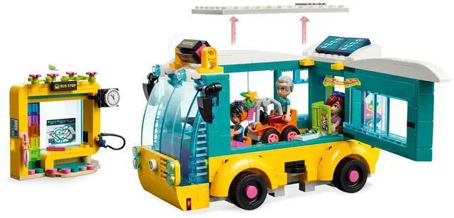Alt view image 5 of 5 - international version Friends Series 41759 Heartlake City Bus Number of parts 480 Suitable for age 7+ toy building blocks