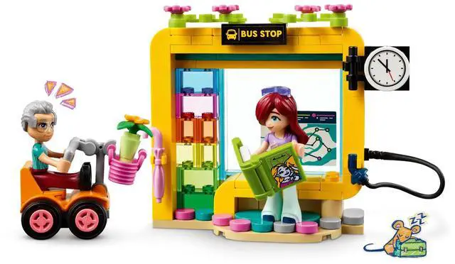 Alt view image 4 of 5 - international version Friends Series 41759 Heartlake City Bus Number of parts 480 Suitable for age 7+ toy building blocks