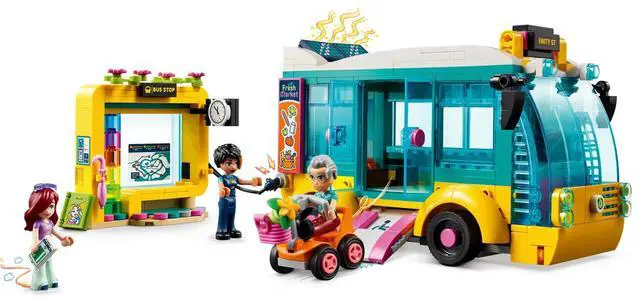 Alt view image 3 of 5 - international version Friends Series 41759 Heartlake City Bus Number of parts 480 Suitable for age 7+ toy building blocks