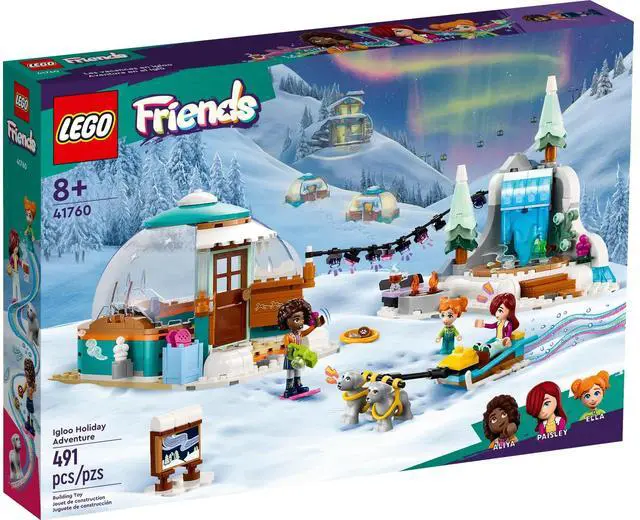 Alt view image 2 of 5 - international version Friends Series 41760 Igloo Holiday Adventure Number of parts 491 Suitable for age 8+ toy building blocks