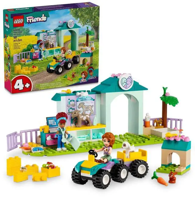 Alt view image 2 of 5 - international version Friends Series 42632 Farm Animal Vet Clinic Number of parts 161 Suitable for age 4+ toy building blocks