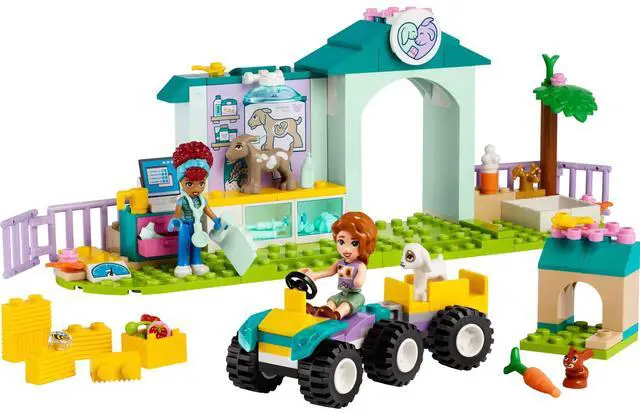 Main image of international version Friends Series 42632 Farm Animal Vet Clinic Number of parts 161 Suitable for age 4+ toy building blocks