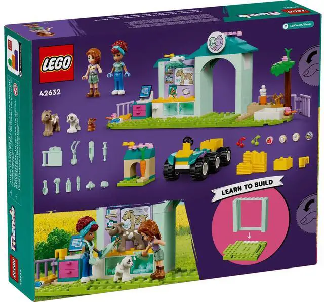 Alt view image 5 of 5 - international version Friends Series 42632 Farm Animal Vet Clinic Number of parts 161 Suitable for age 4+ toy building blocks