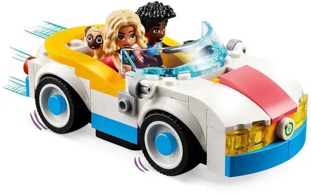Alt view image 5 of 5 - international version Friends Series 42609 Electric Car and Charger Number of parts 170 Suitable for age 6+ toy building blocks