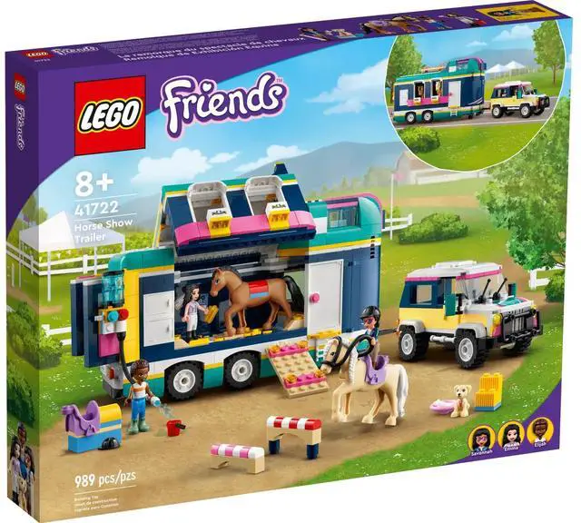 Alt view image 2 of 5 - international version Friends Series 41722 Horse Show Trailer Number of parts 989 Suitable for age 8+ toy building blocks