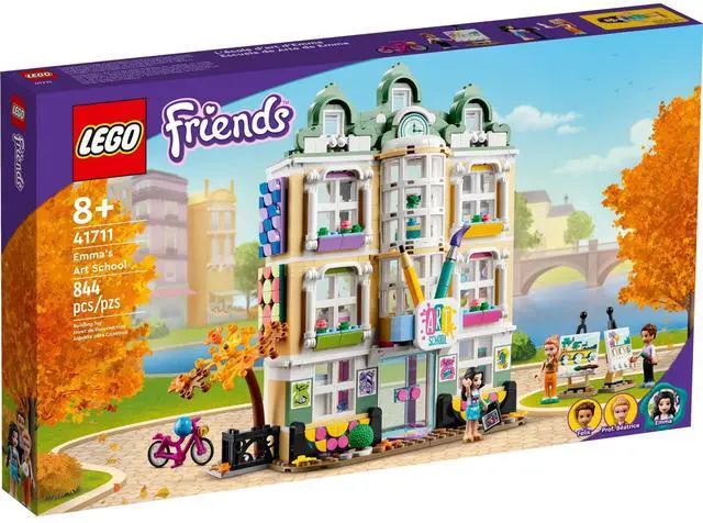 Alt view image 2 of 5 - international version Friends Series 41711 Emma's Art School Number of parts 844 Suitable for age 8+ toy building blocks