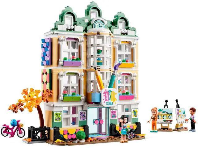 Alt view image 3 of 5 - international version Friends Series 41711 Emma's Art School Number of parts 844 Suitable for age 8+ toy building blocks