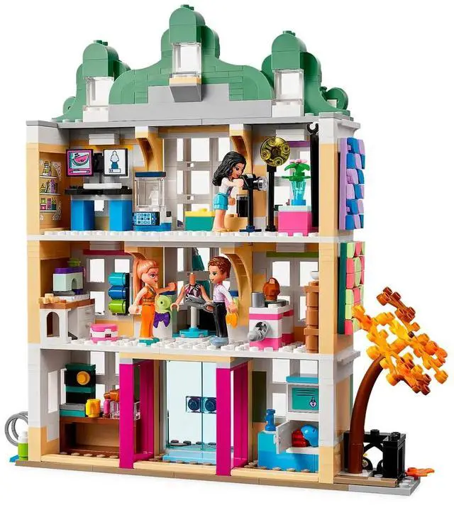 Alt view image 4 of 5 - international version Friends Series 41711 Emma's Art School Number of parts 844 Suitable for age 8+ toy building blocks