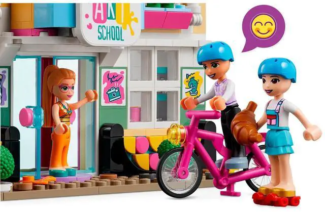 Alt view image 5 of 5 - international version Friends Series 41711 Emma's Art School Number of parts 844 Suitable for age 8+ toy building blocks