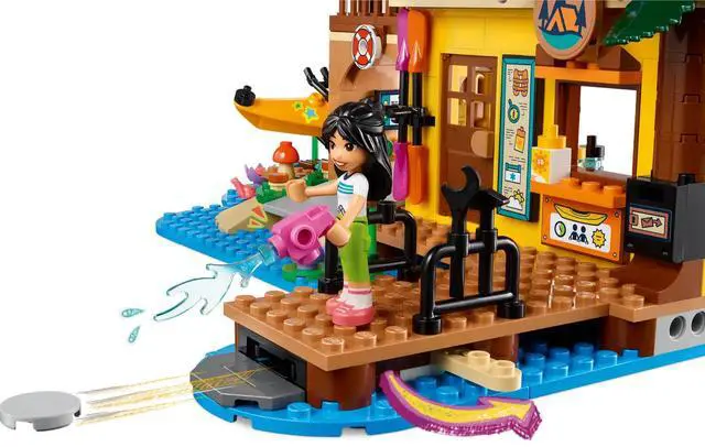 Alt view image 4 of 5 - international version Friends Series 42626 Adventure Camp Water Sports Number of parts 628 Suitable for age 7+ toy building blocks