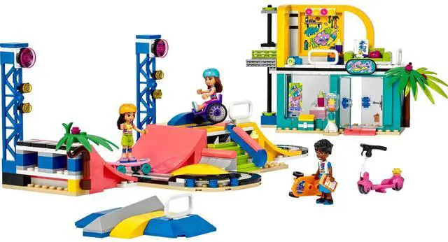 Main image of international version Friends Series 41751 Skate Park Number of parts 431 Suitable for age 6+ toy building blocks