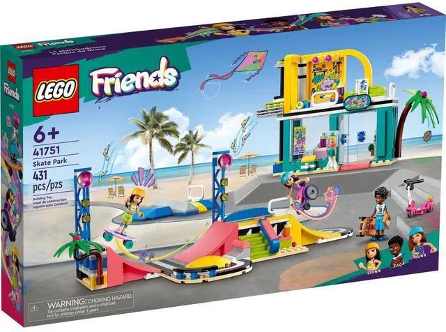 Alt view image 2 of 5 - international version Friends Series 41751 Skate Park Number of parts 431 Suitable for age 6+ toy building blocks