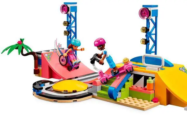 Alt view image 4 of 5 - international version Friends Series 41751 Skate Park Number of parts 431 Suitable for age 6+ toy building blocks