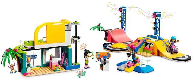 Alt view image 3 of 5 - international version Friends Series 41751 Skate Park Number of parts 431 Suitable for age 6+ toy building blocks
