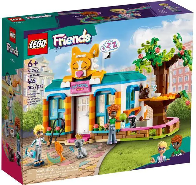 Alt view image 2 of 5 - international version Friends Series 41742 Cat Hotel Number of parts 445 Suitable for age 6+ toy building blocks