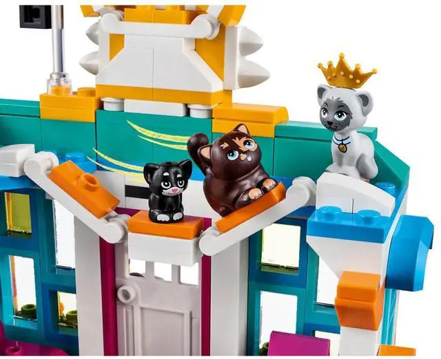 Alt view image 5 of 5 - international version Friends Series 41742 Cat Hotel Number of parts 445 Suitable for age 6+ toy building blocks