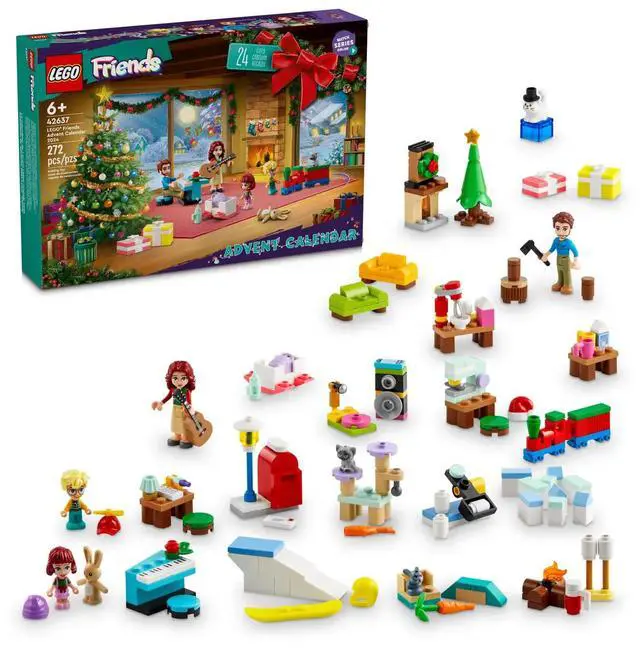 Alt view image 3 of 5 - international version Friends Series 42637 LEGO® Friends Advent Calendar 2024 Number of parts 272 Suitable for age 6+ toy building blocks