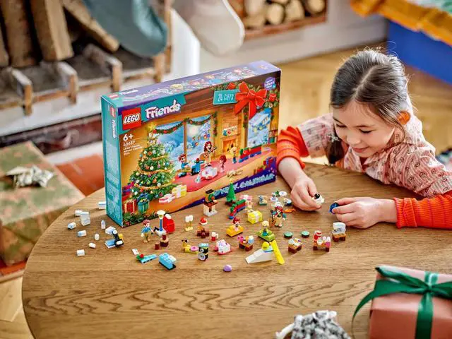 Alt view image 5 of 5 - international version Friends Series 42637 LEGO® Friends Advent Calendar 2024 Number of parts 272 Suitable for age 6+ toy building blocks