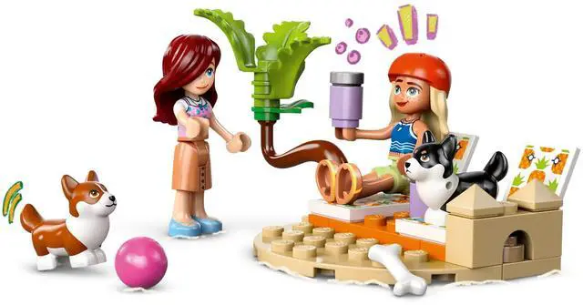 Alt view image 4 of 5 - international version Friends Series 42641 Surfing Dogs and Scooter Adventure Number of parts 113 Suitable for age 6+ toy building blocks