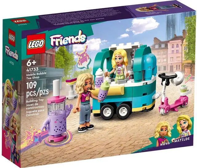 Alt view image 2 of 5 - international version Friends Series 41733 Mobile Bubble Tea Shop Number of parts 109 Suitable for age 6+ toy building blocks