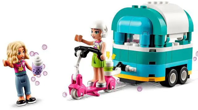 Alt view image 3 of 5 - international version Friends Series 41733 Mobile Bubble Tea Shop Number of parts 109 Suitable for age 6+ toy building blocks