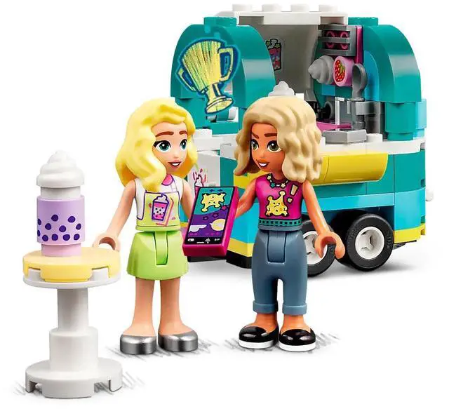 Alt view image 4 of 5 - international version Friends Series 41733 Mobile Bubble Tea Shop Number of parts 109 Suitable for age 6+ toy building blocks