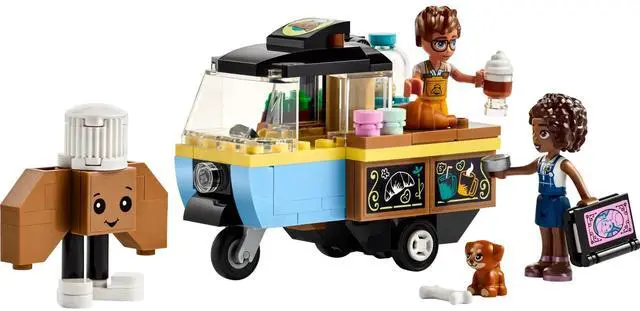 Main image of international version Friends Series 42606 Mobile Bakery Food Cart Number of parts 125 Suitable for age 6+ toy building blocks