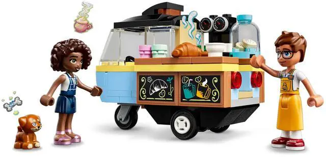 Alt view image 3 of 5 - international version Friends Series 42606 Mobile Bakery Food Cart Number of parts 125 Suitable for age 6+ toy building blocks