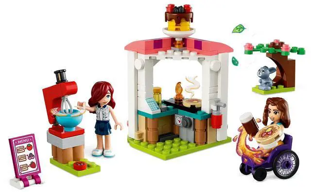 Alt view image 3 of 5 - international version Friends Series 41753 Pancake Shop Number of parts 157 Suitable for age 6+ toy building blocks