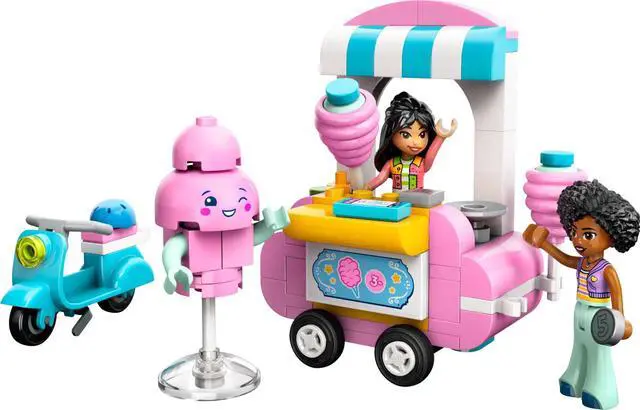 Main image of international version Friends Series 42643 Cotton Candy Stand and Scooter Number of parts 110 Suitable for age 6+ toy building blocks