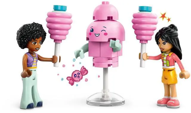 Alt view image 4 of 5 - international version Friends Series 42643 Cotton Candy Stand and Scooter Number of parts 110 Suitable for age 6+ toy building blocks