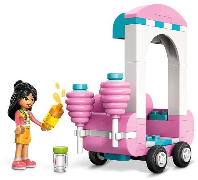 Alt view image 5 of 5 - international version Friends Series 42643 Cotton Candy Stand and Scooter Number of parts 110 Suitable for age 6+ toy building blocks