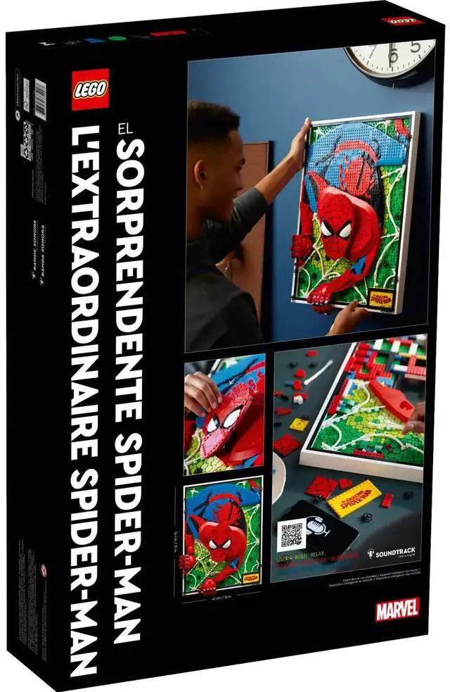 Alt view image 4 of 5 - international version art Series 31209 The Amazing Spider-Man Number of parts 2099 Suitable for age 18+ toy building blocks