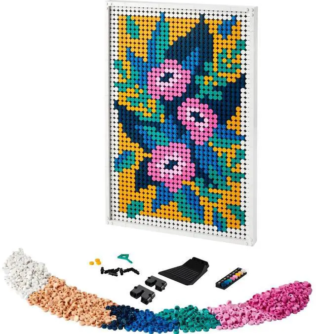 Main image of international version art Series 31207 Floral Art Number of parts 2870 Suitable for age 18+ toy building blocks