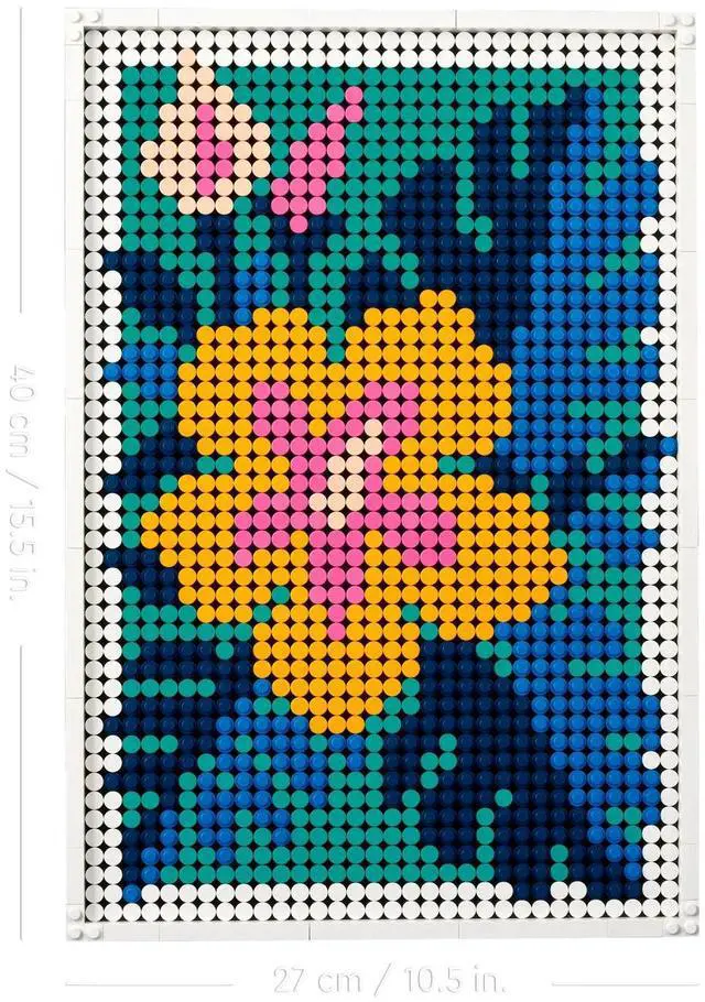 Alt view image 5 of 5 - international version art Series 31207 Floral Art Number of parts 2870 Suitable for age 18+ toy building blocks
