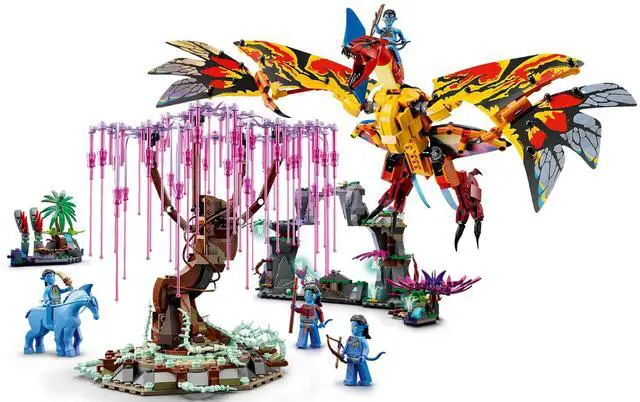 Alt view image 3 of 5 - international version Avatar Series 75574 Toruk Makto & Tree of Souls Number of parts 1212 Suitable for age 12+ toy building blocks