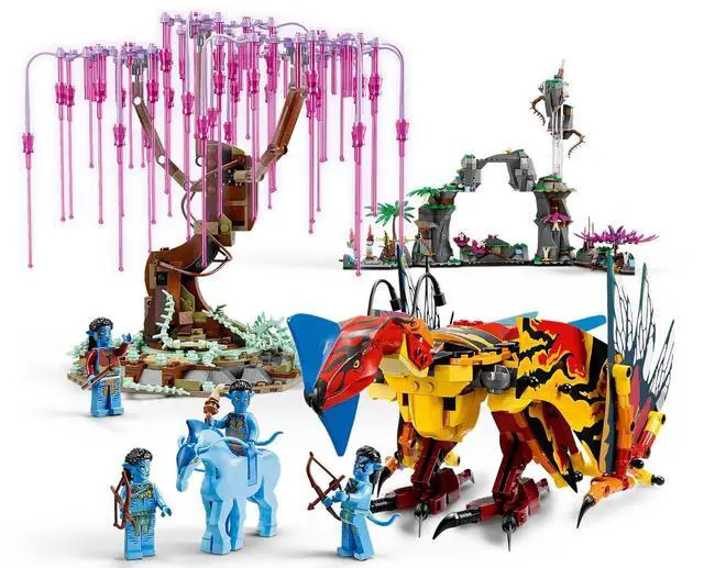 Alt view image 4 of 5 - international version Avatar Series 75574 Toruk Makto & Tree of Souls Number of parts 1212 Suitable for age 12+ toy building blocks