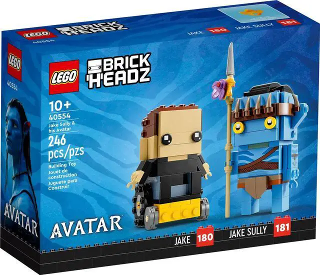Alt view image 2 of 5 - international version Avatar Series 40554 Jake Sully & his Avatar Number of parts 246 Suitable for age 10+ toy building blocks